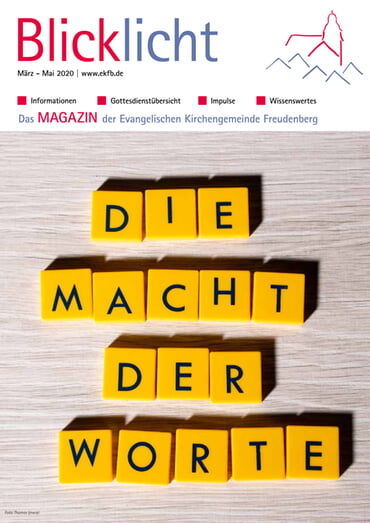 Blicklicht Ausgabe März-Mai 20