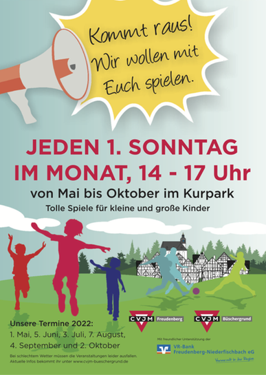 Kommt raus! 7. August 2022 14-17 Uhr