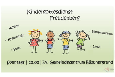 Sommerferien des Kindergottesdienst! Am 31. August gehts weiter! Eine schöne Ferienzeit!