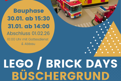 Lego / Brick Days Wir bauen eine Stadt 30.1. - 1.2. GMZ