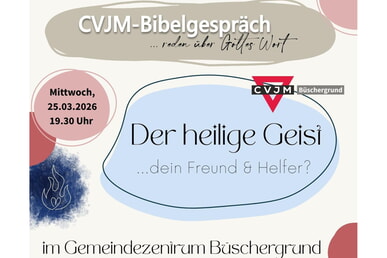 Bibelgespr&auml;ch 25. M&auml;rz | 19.30 Uhr GMZ