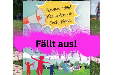 Kommt raus!6. September | f&auml;llt aus!