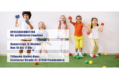 Spielenachmittag f&uuml;r gefl&uuml;chtete Familien 6. Oktober 2022
