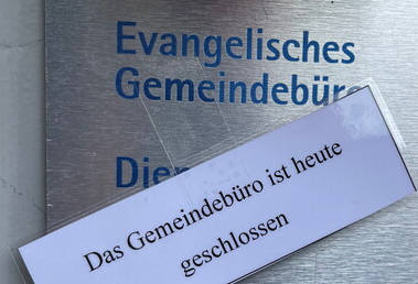 Das Gemeindebüro bleibt in der Woche vom 21. bis 25. Oktober geschlossen.