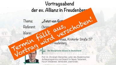 Allianz-Vortrag f&auml;llt aus!