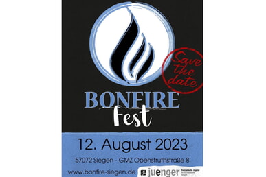 Bonfire Fest 12. August 15.00 Uhr GMZ Obenstruthstraße 8