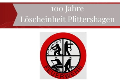 youTube:Feuerwehr-Gottesdienst<br>100 Jahre Löscheinheit Plittershagen<br>6. Juli | 10:00 Uhr<br>Feuerwehr Plittershagen