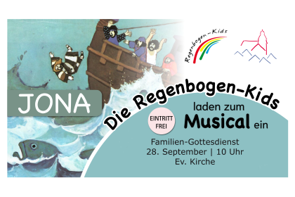 youTube: Familien-Gottesdienst<br>28. September | 10.00 Uhr<br>Ev. Kirche