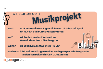 Starte dein Musikprojekt!