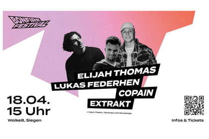 Bonfire-Musikfestival<br>18. April | 15 Uhr<br>Wolke 8, Obenstruthstra&szlig;e 8a, 57072 Siegen