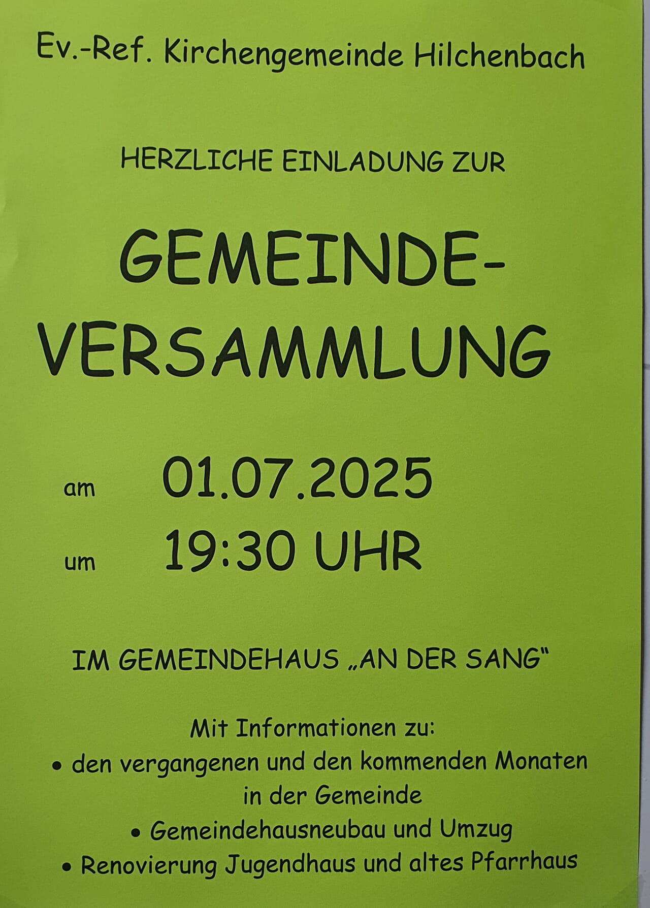 Gemeindeversammlung