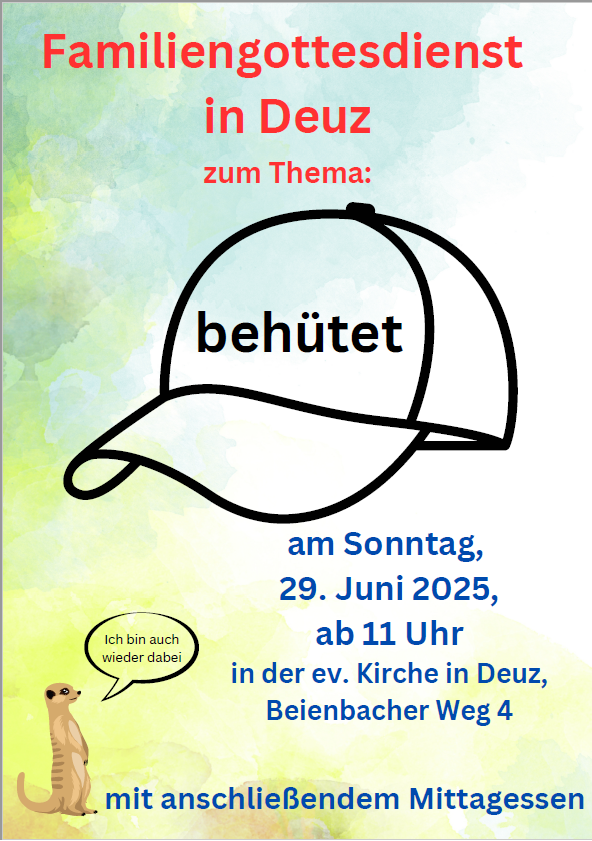 Plakat Familiengottesdienst 29.06